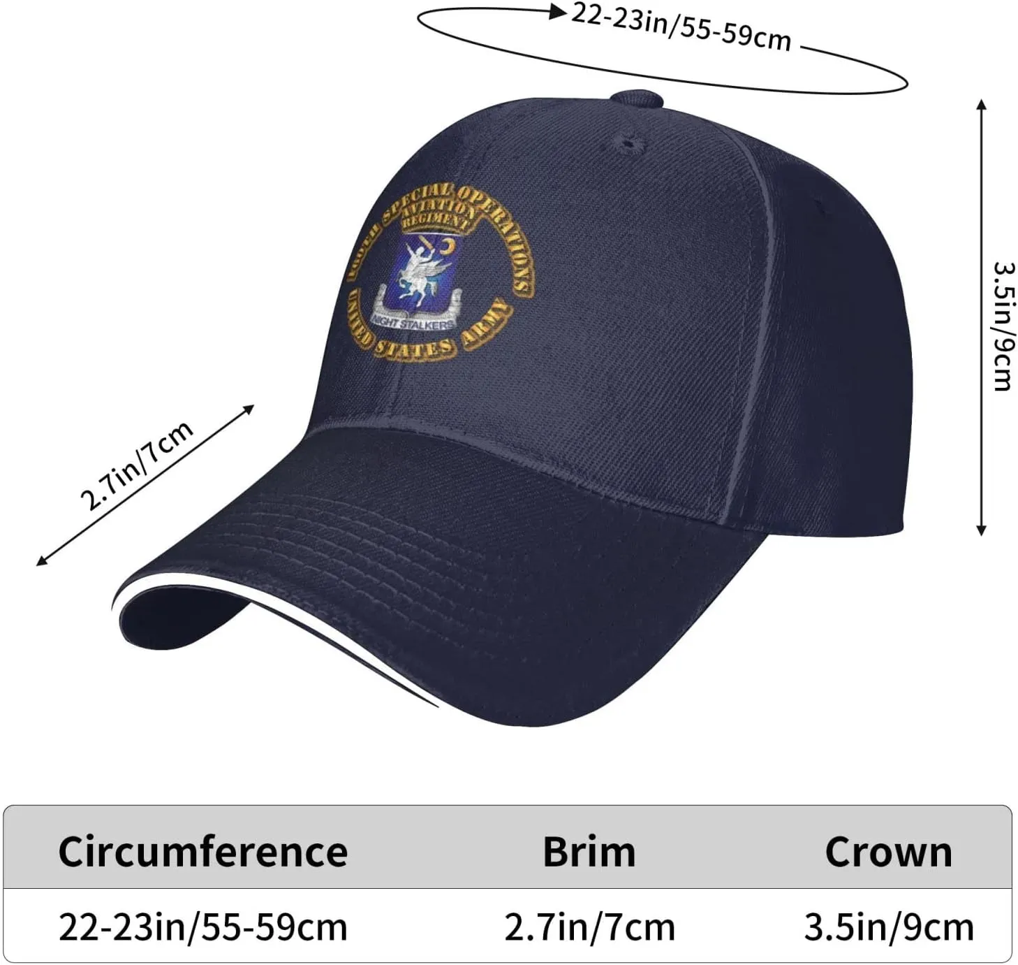 160th Special Operations Aviation Regiment Men and Women Adjustable Baseball Cap
