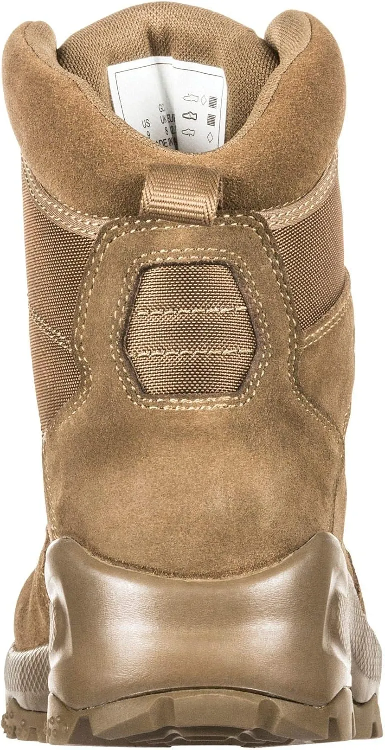 5.11 Men's ATAC 2.0 6" Desert Tactical Military Boot, Style 12402, Dark Coyote