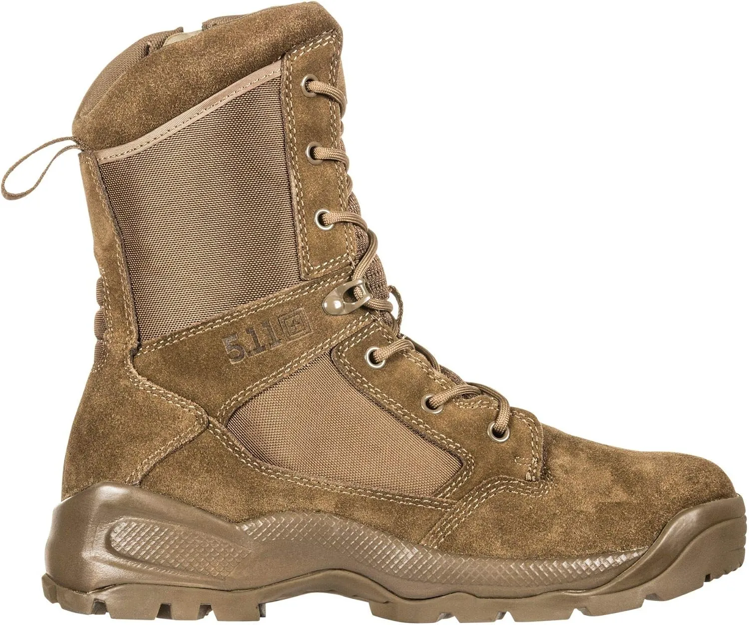 5.11 Tactical Men's A.T.A.C. 2.0 8-Inch Storm Boots, Ortholite Footbed, Slip-Resistant Outsole, Style 12392