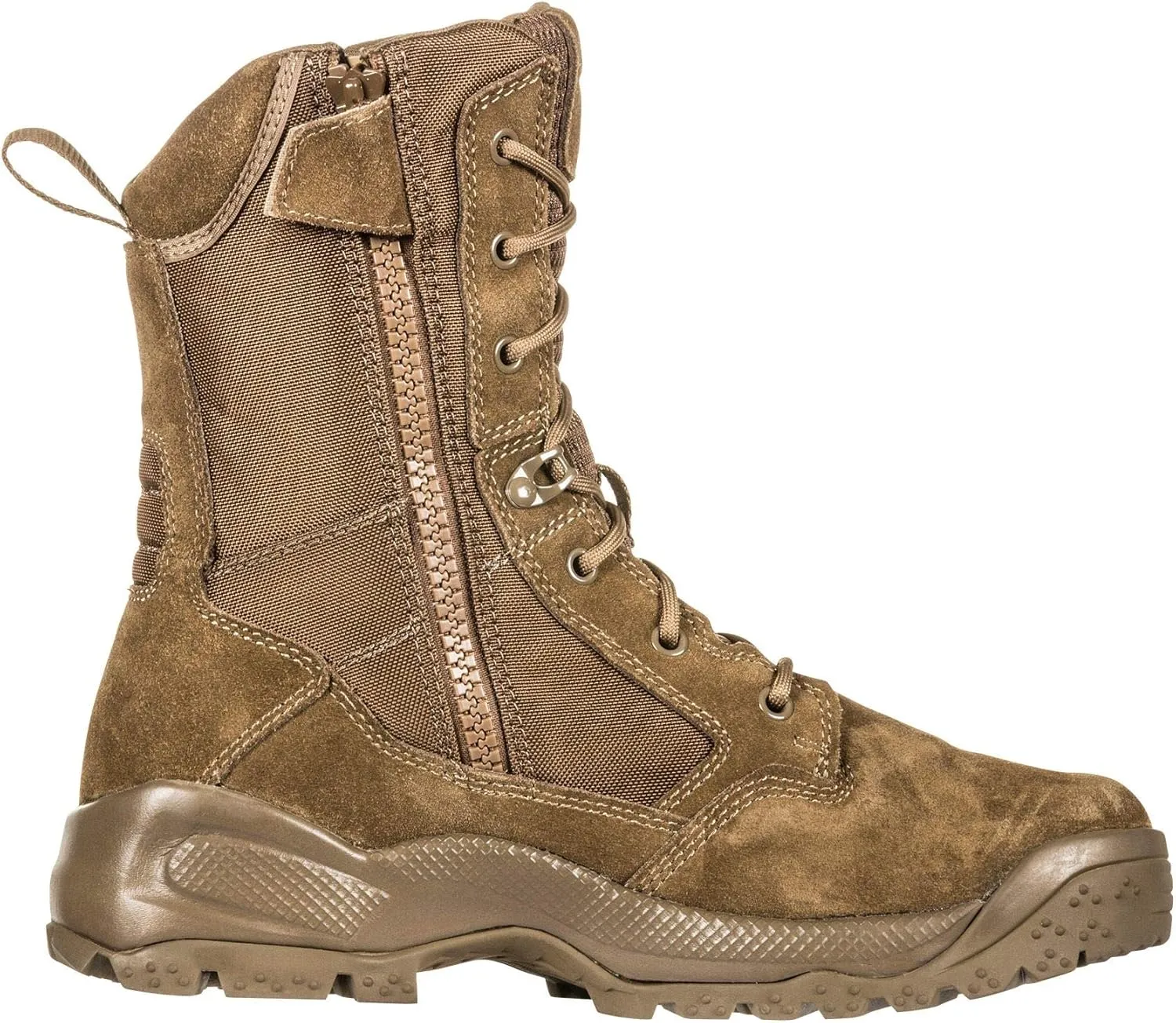 5.11 Tactical Men's A.T.A.C. 2.0 8-Inch Storm Boots, Ortholite Footbed, Slip-Resistant Outsole, Style 12392