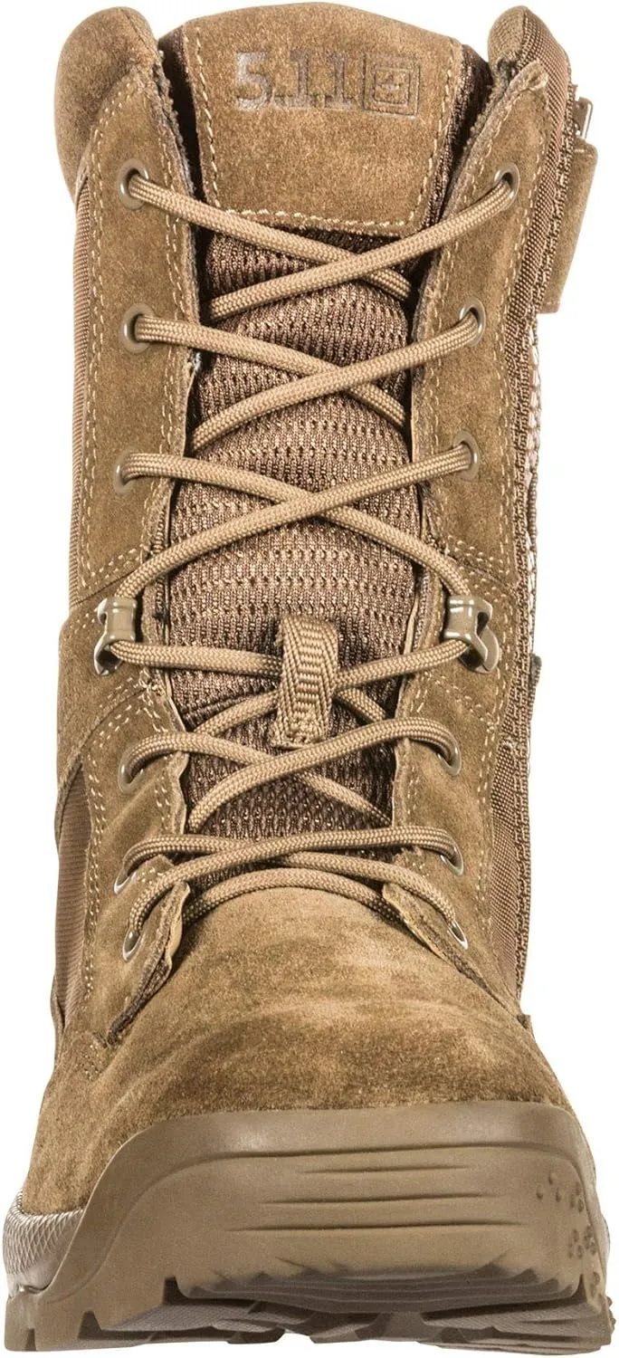5.11 Tactical Men's A.T.A.C. 2.0 8-Inch Storm Boots, Ortholite Footbed, Slip-Resistant Outsole, Style 12392