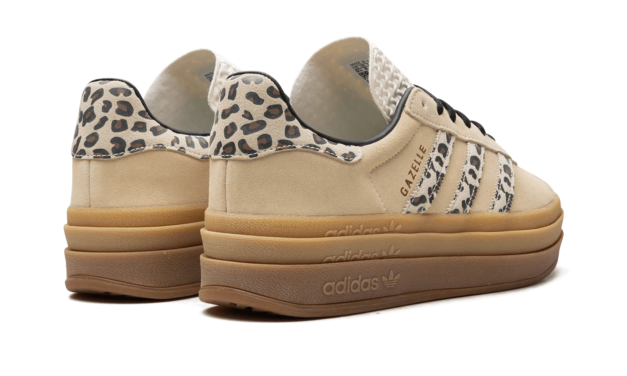 adidas Gazelle Bold Cream Black Leopard (W)