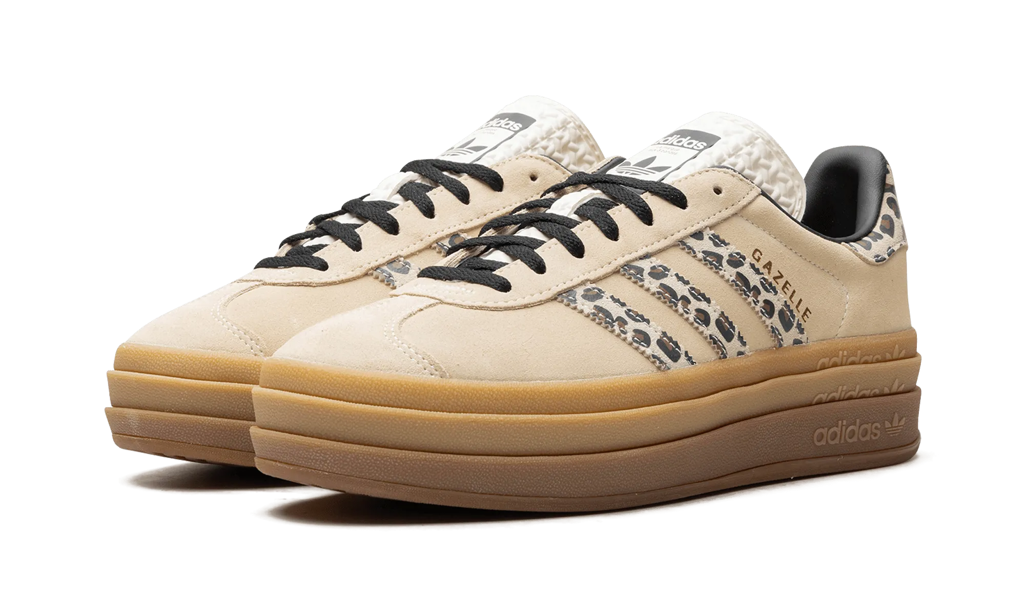 adidas Gazelle Bold Cream Black Leopard (W)