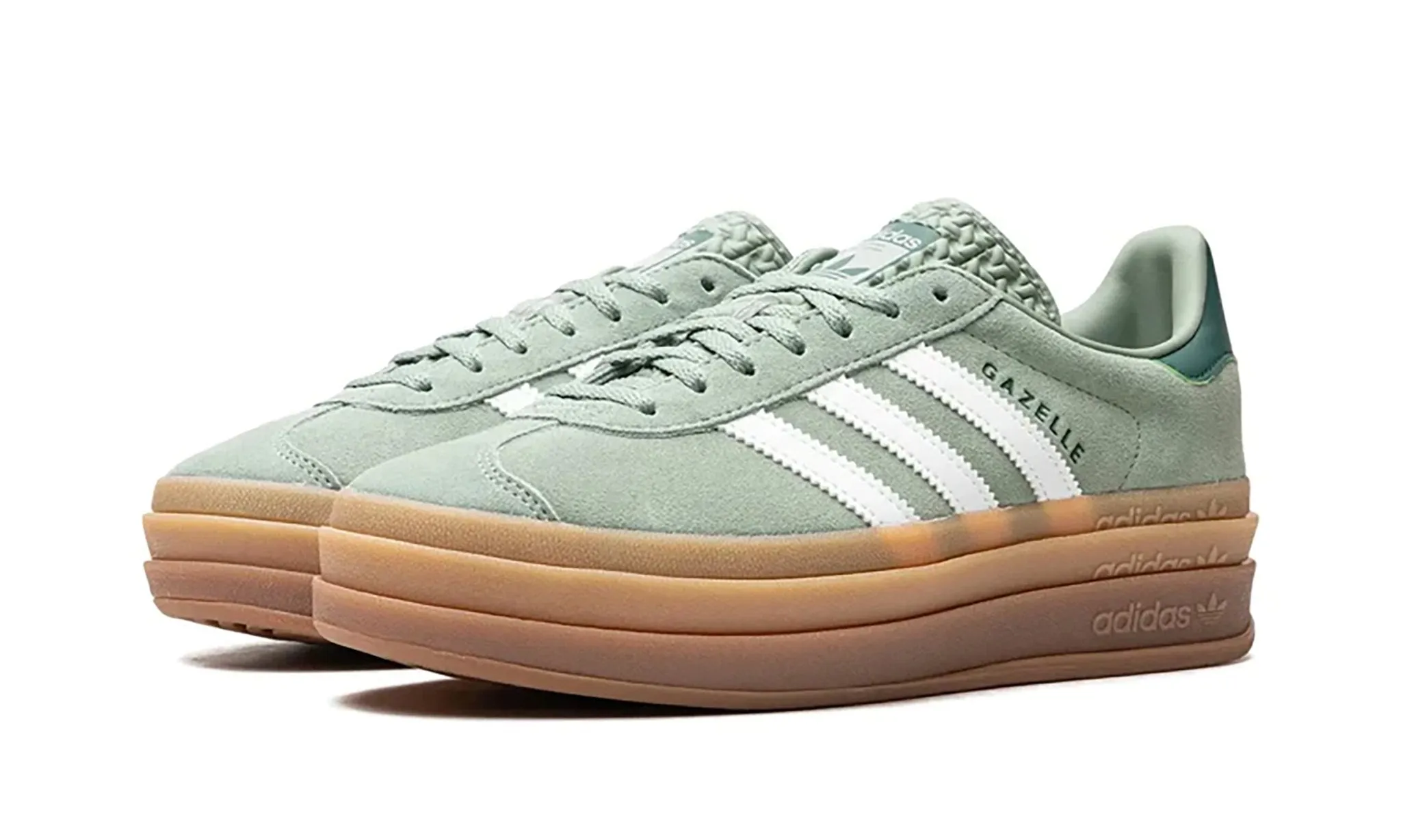 Adidas Gazelle Bold Silver Green (W)