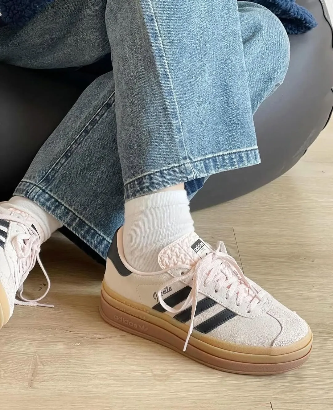 Adidas Gazelle Bold Wonder Quartz Black Gum (W)