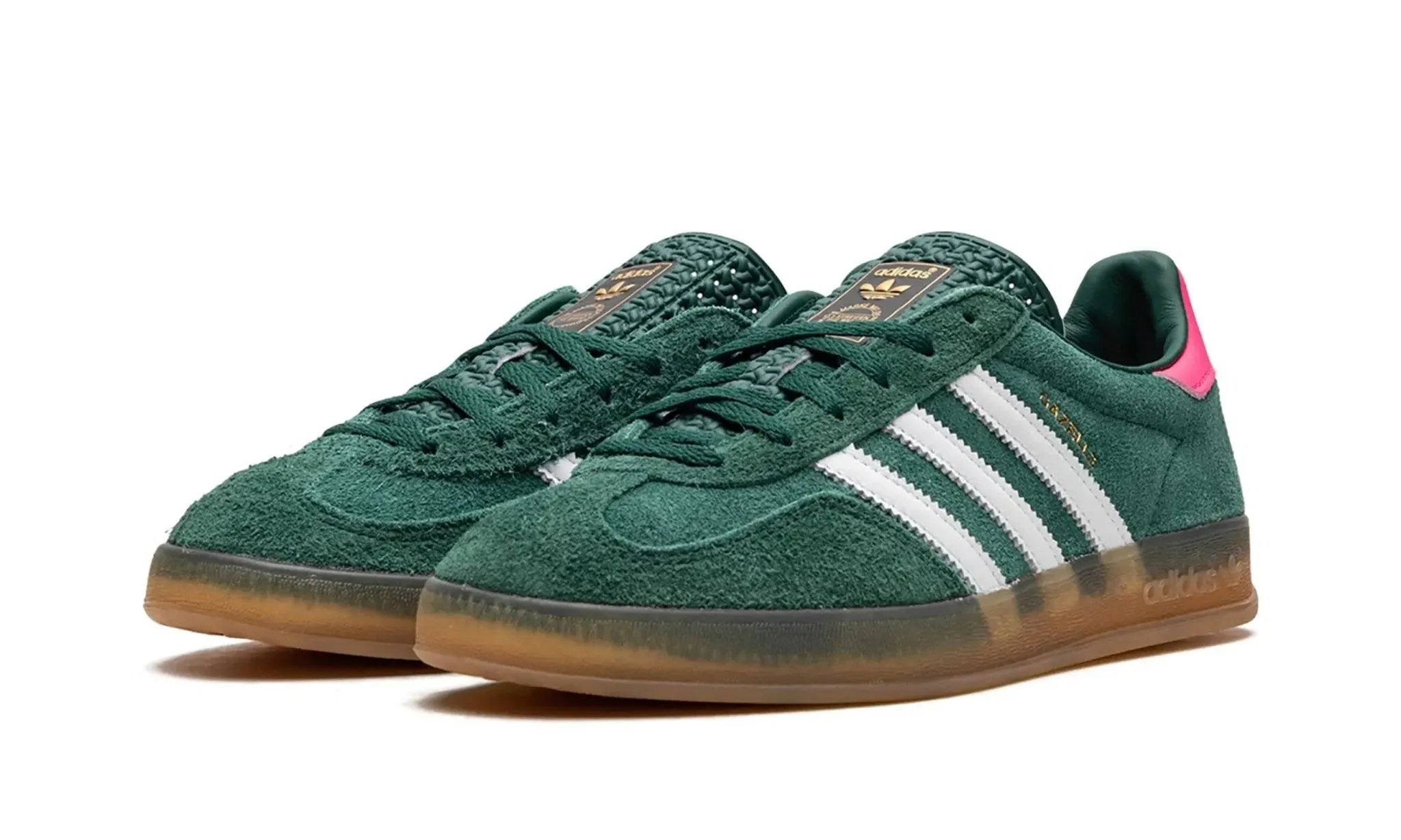 Adidas Gazelle Indoor Collegiate Green Lucid Pink (W)