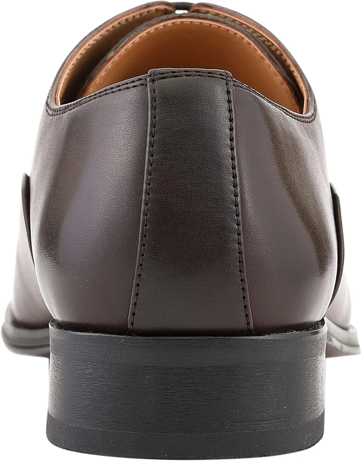 Amali Oxford Dress Shoes for Men with Textured Cap Toe, Men's Oxford Shoes Made from Premium PU Leather, Versatile Formal Footwear for All Occasions