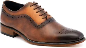Amali Piedmont - Mens Dress Shoes - Oxford Shoes for Men - Tuxedo Shoes - Lace Up Mens Casual Dress Shoes