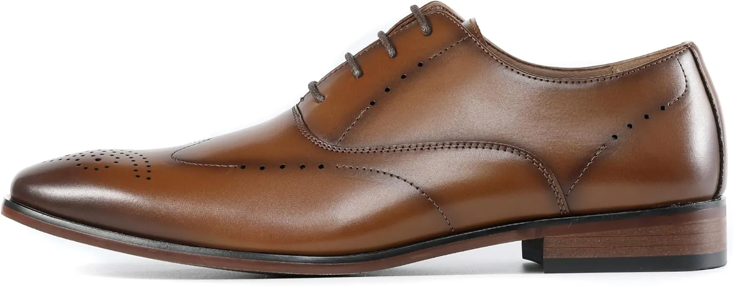 Amali Piedmont - Mens Dress Shoes - Oxford Shoes for Men - Tuxedo Shoes - Lace Up Mens Casual Dress Shoes