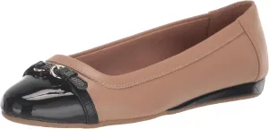 Anne Klein Womens Embellished Faux Leather Moccasins