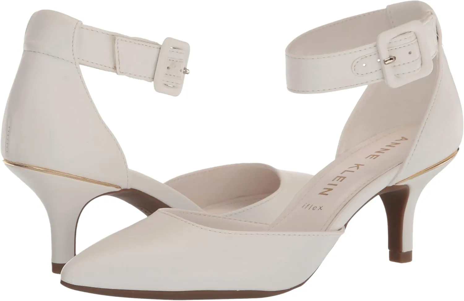 Anne Klein Womens Fabulist Ankle Wrap Dress Pumps