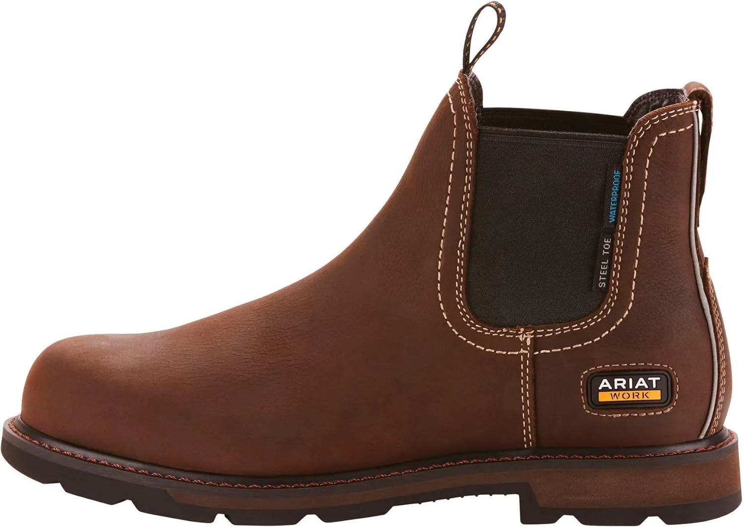 Ariat Men's Groundbreaker Chelsea Waterproof Steel Toe Work Boot