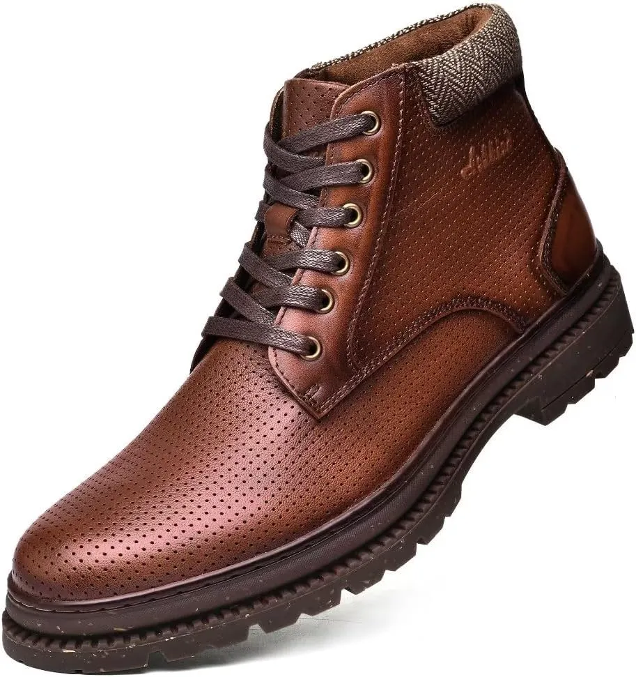 Arkbird Chelsea Ankle Boots for Men Genuine Leather Oxford Casual and Formal Dress Boot