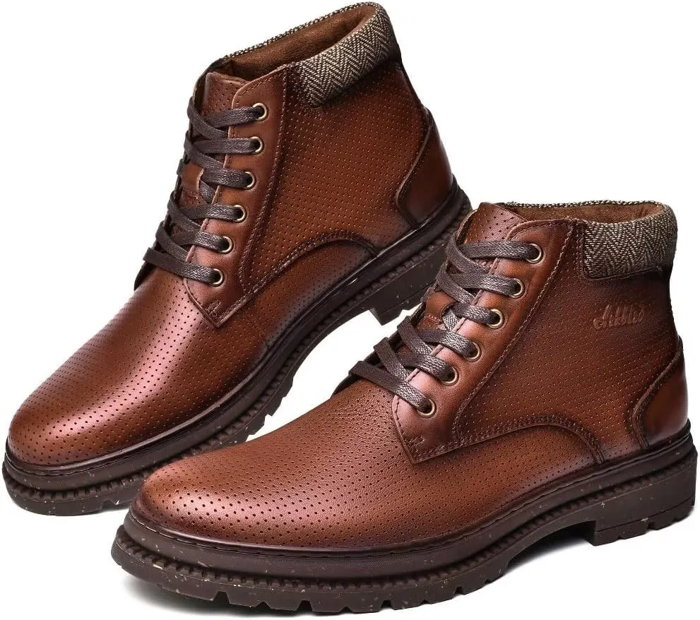 Arkbird Chelsea Ankle Boots for Men Genuine Leather Oxford Casual and Formal Dress Boot