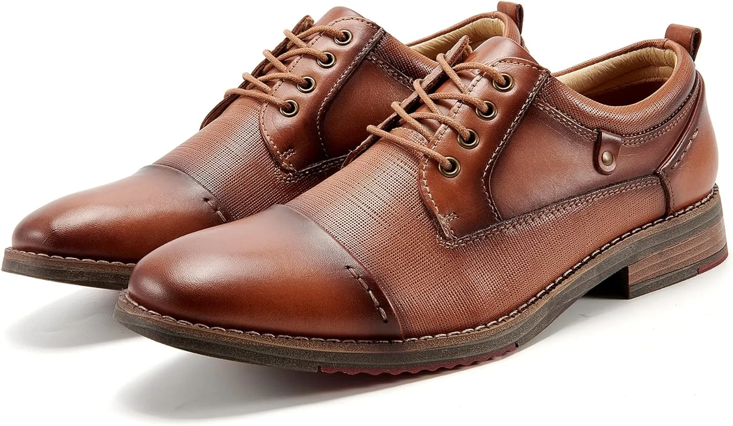Arkbird Men's Leather Oxford Dress Shoes Stylish Formal Business Shoe for Men