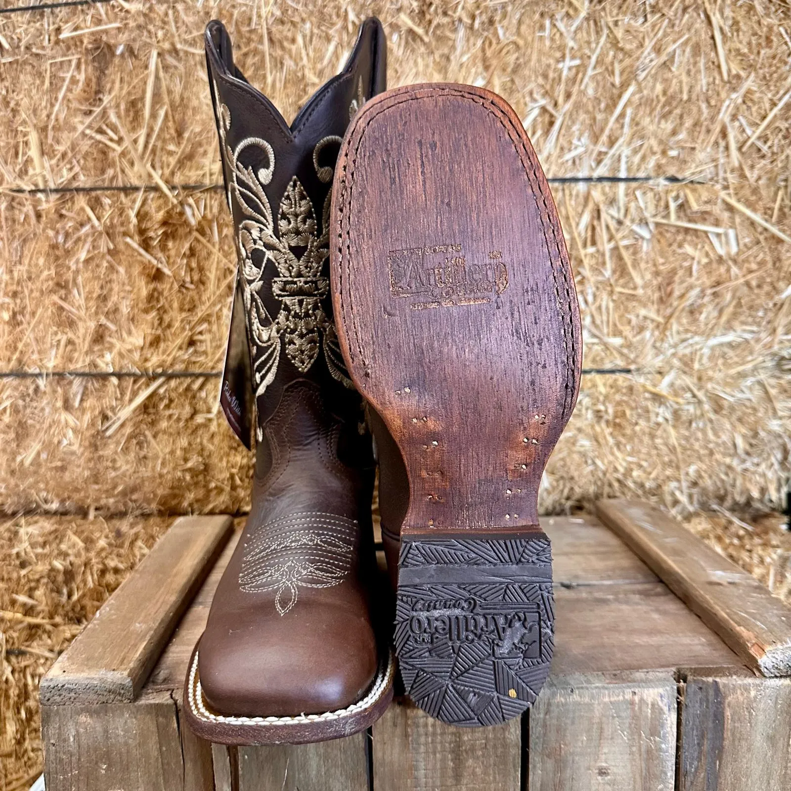 Artillero Texana Liz Square Toe Cowgirl Boot
