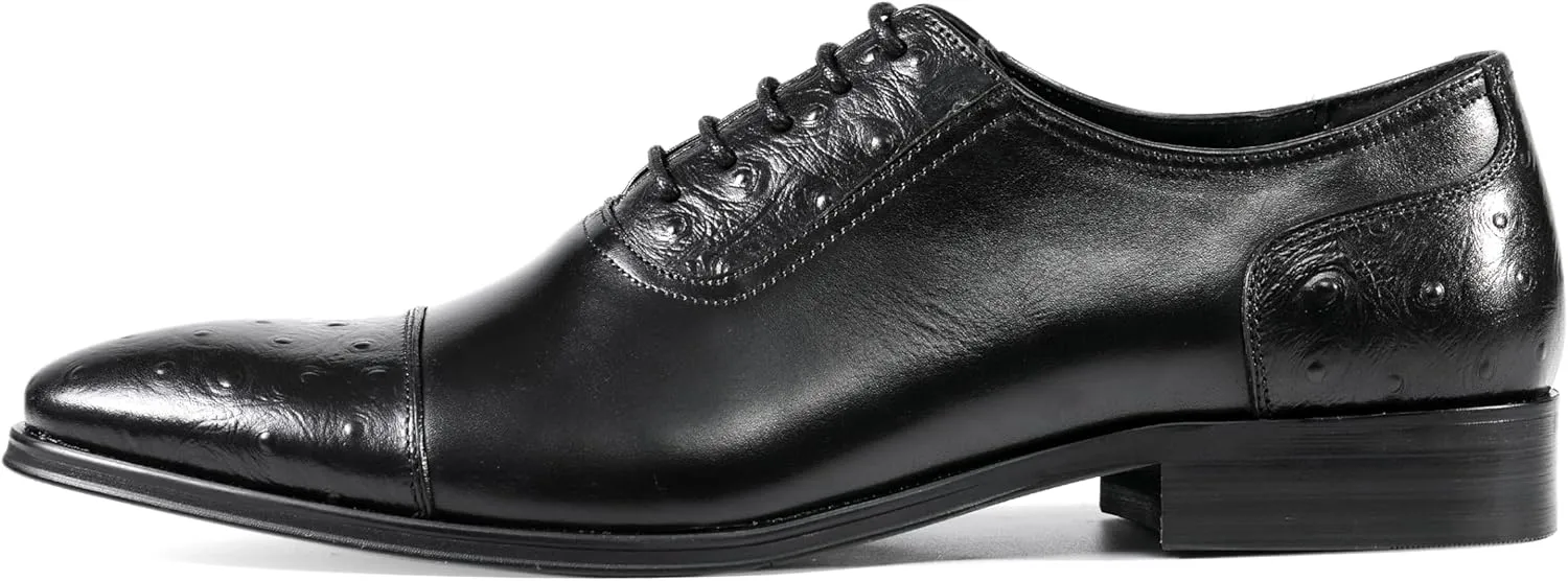 Asher Green AG114 Men's Genuine Leather Oxfords, Cap Toe, Lace Up, Brogue - Teal, Tan, Brown, Green, Grey