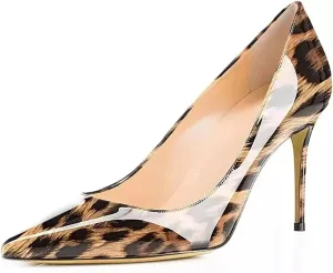 Axellion Women's Closed Toe Stiletto Pumps, Pointed Toe High Heels for Wedding, Prom, Office & Daily Wear