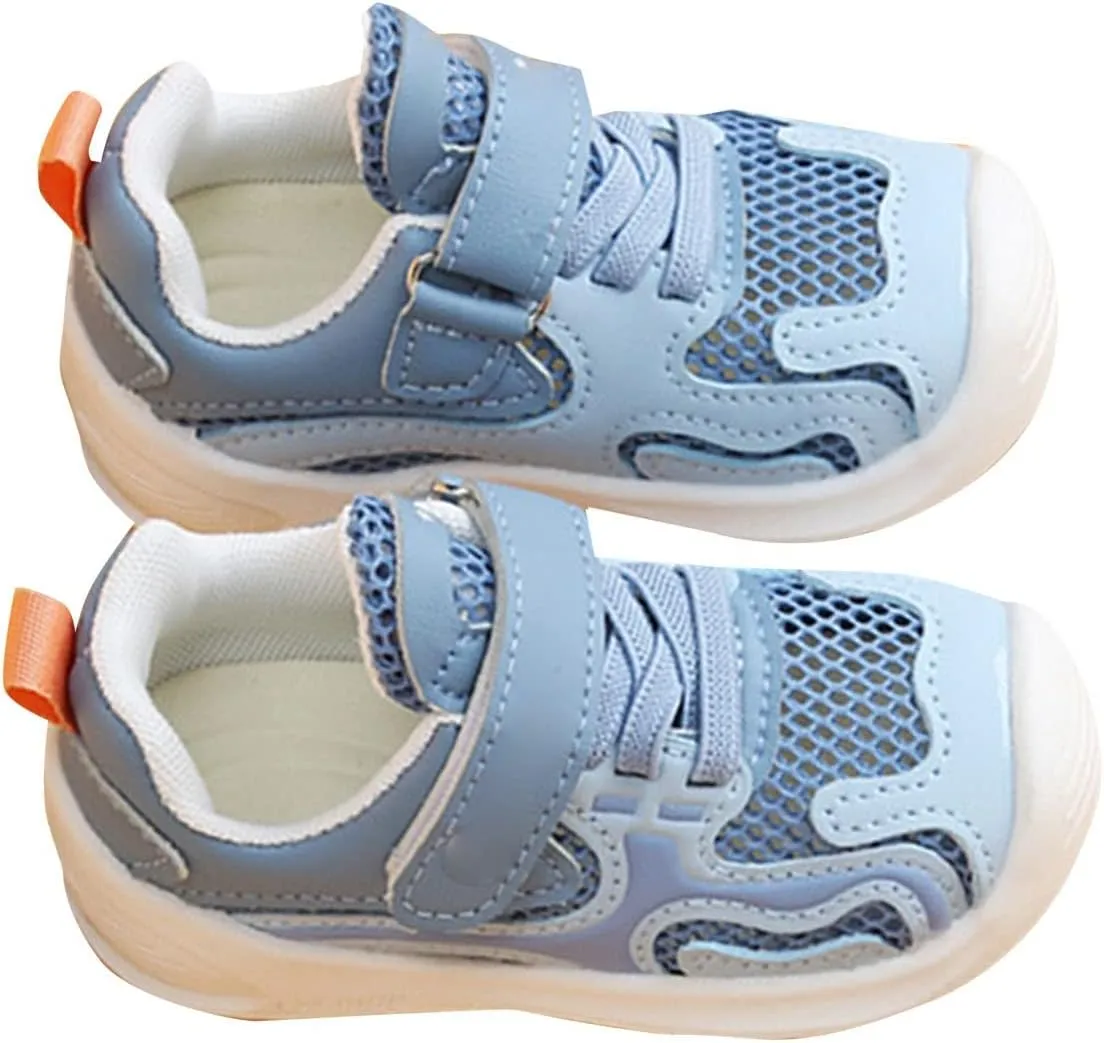 Baby Infant Mesh Sneakers Open Toe First Walking Shoes Toddler Summer Breathable Casual Soft Sole Non Slip Shoes