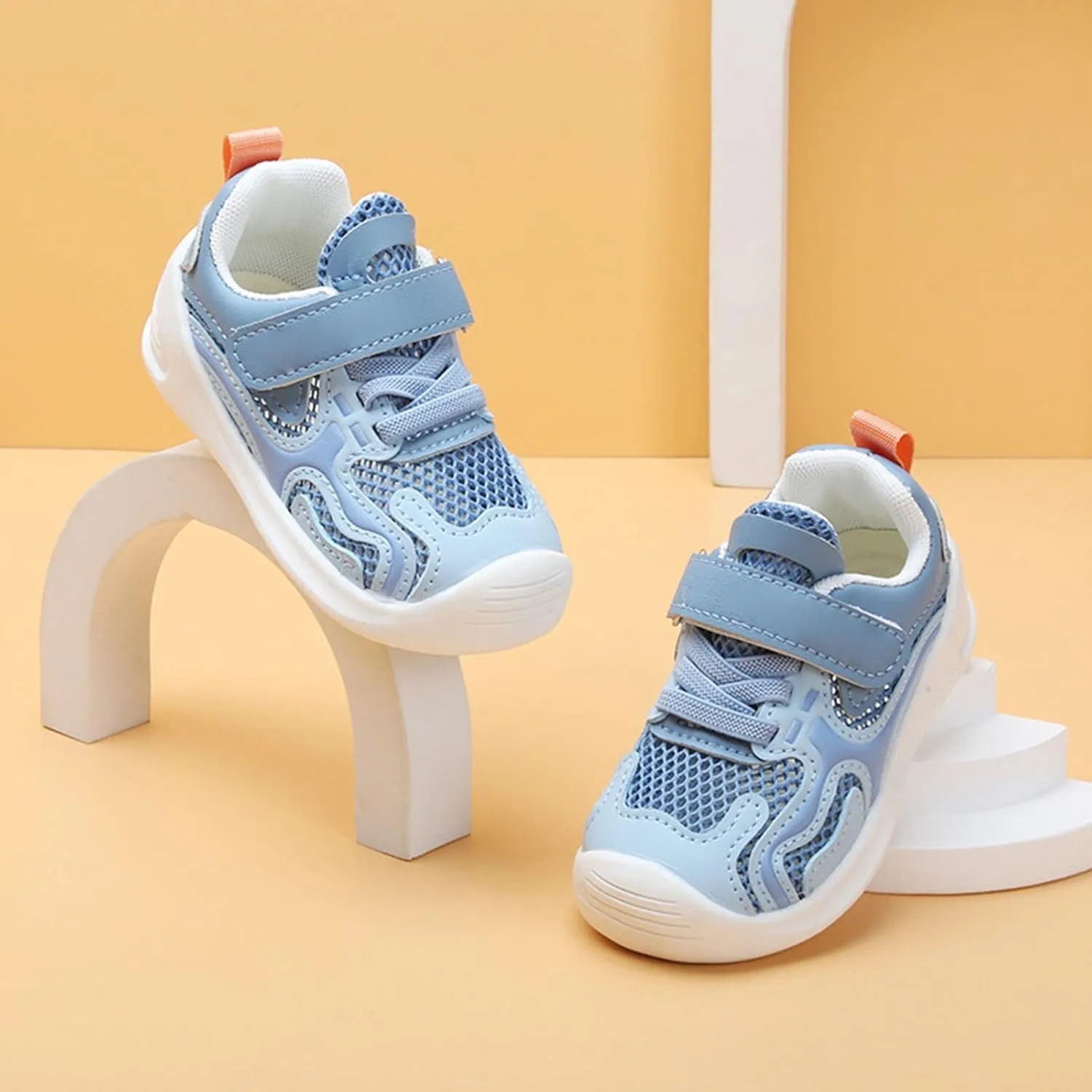 Baby Infant Mesh Sneakers Open Toe First Walking Shoes Toddler Summer Breathable Casual Soft Sole Non Slip Shoes