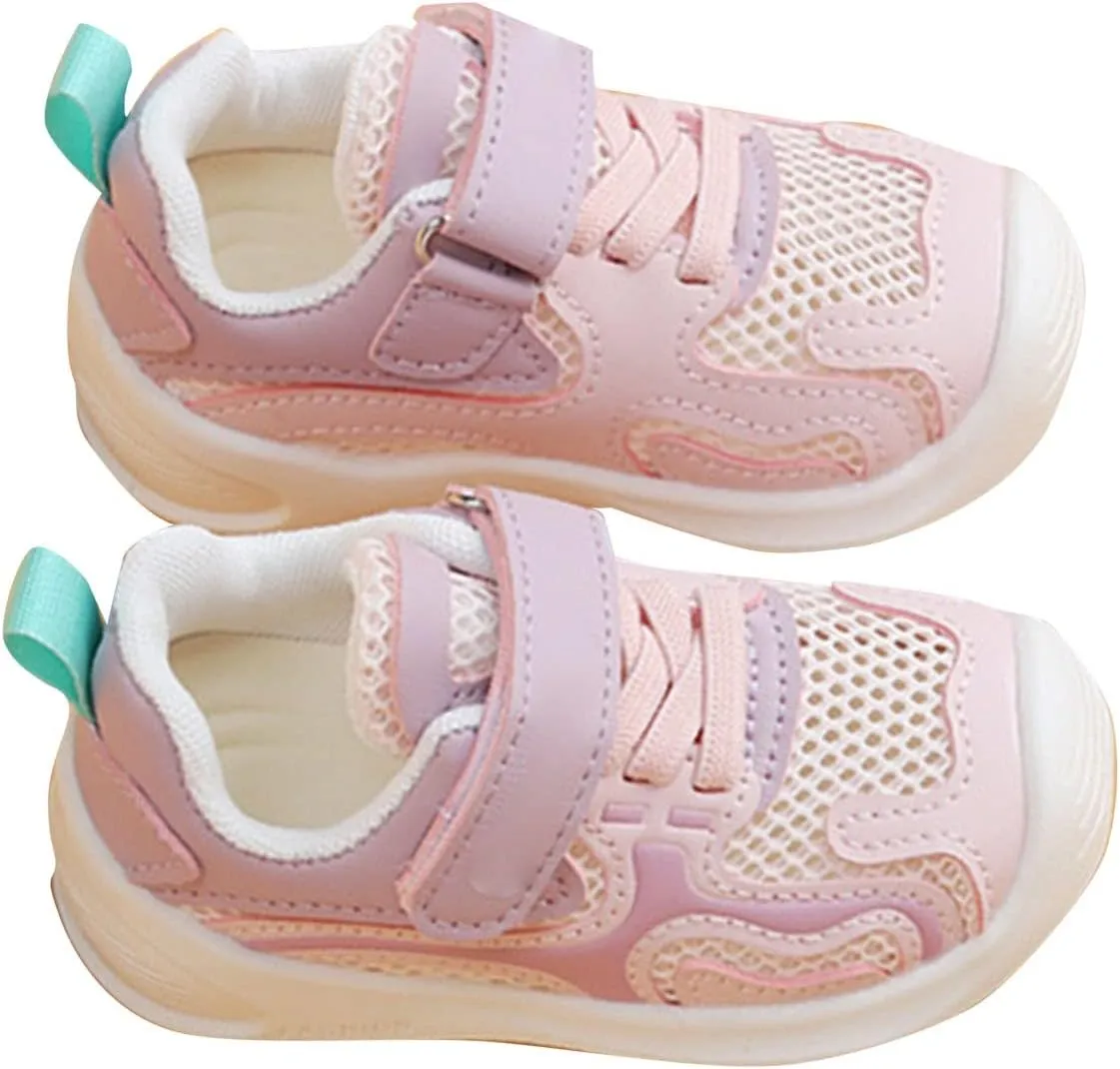 Baby Infant Mesh Sneakers Open Toe First Walking Shoes Toddler Summer Breathable Casual Soft Sole Non Slip Shoes
