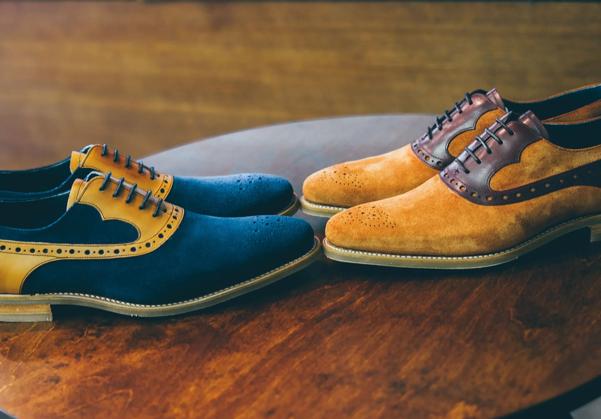 Barker Elliot - Terra Suede/Cherry Calf