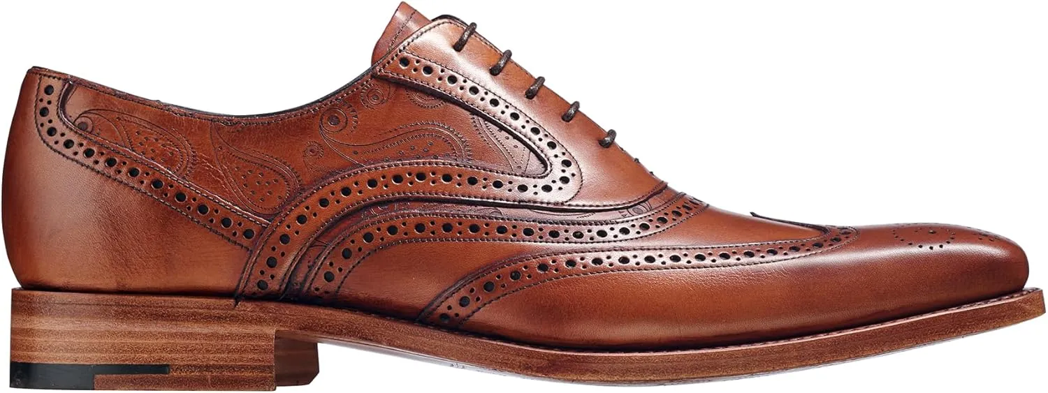 BARKER McClean Men's Handmade Leather Oxford Dress Shoes – Goodyear Welted, Full Leather Sole, Premium Calf Leather – Formal & Business Wear