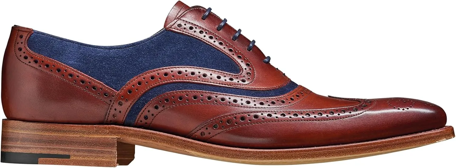 BARKER McClean Men's Handmade Leather Oxford Dress Shoes – Goodyear Welted, Full Leather Sole, Premium Calf Leather – Formal & Business Wear