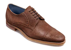 Barker Nixon - Brown Burnished Suede