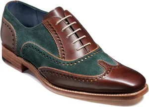 BARKER Spencer Men's Handmade Leather Brogue Oxford Dress Shoes - Timeless Elegance and Superior Craftsmanship
