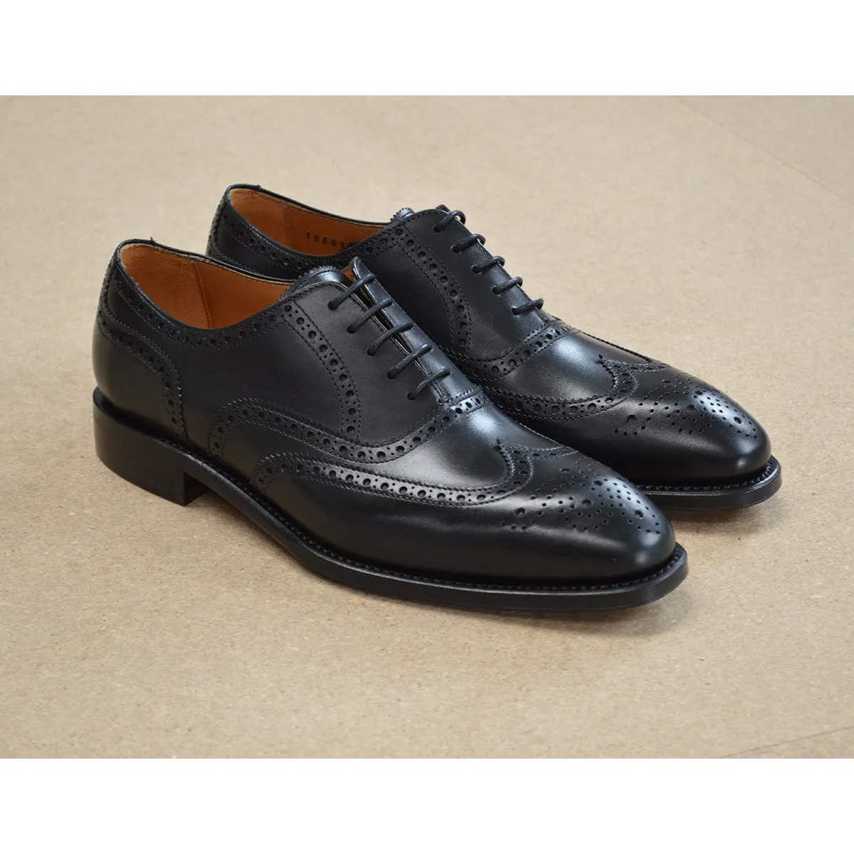 Berwick 1707 Oxford Brogue (5215) Black