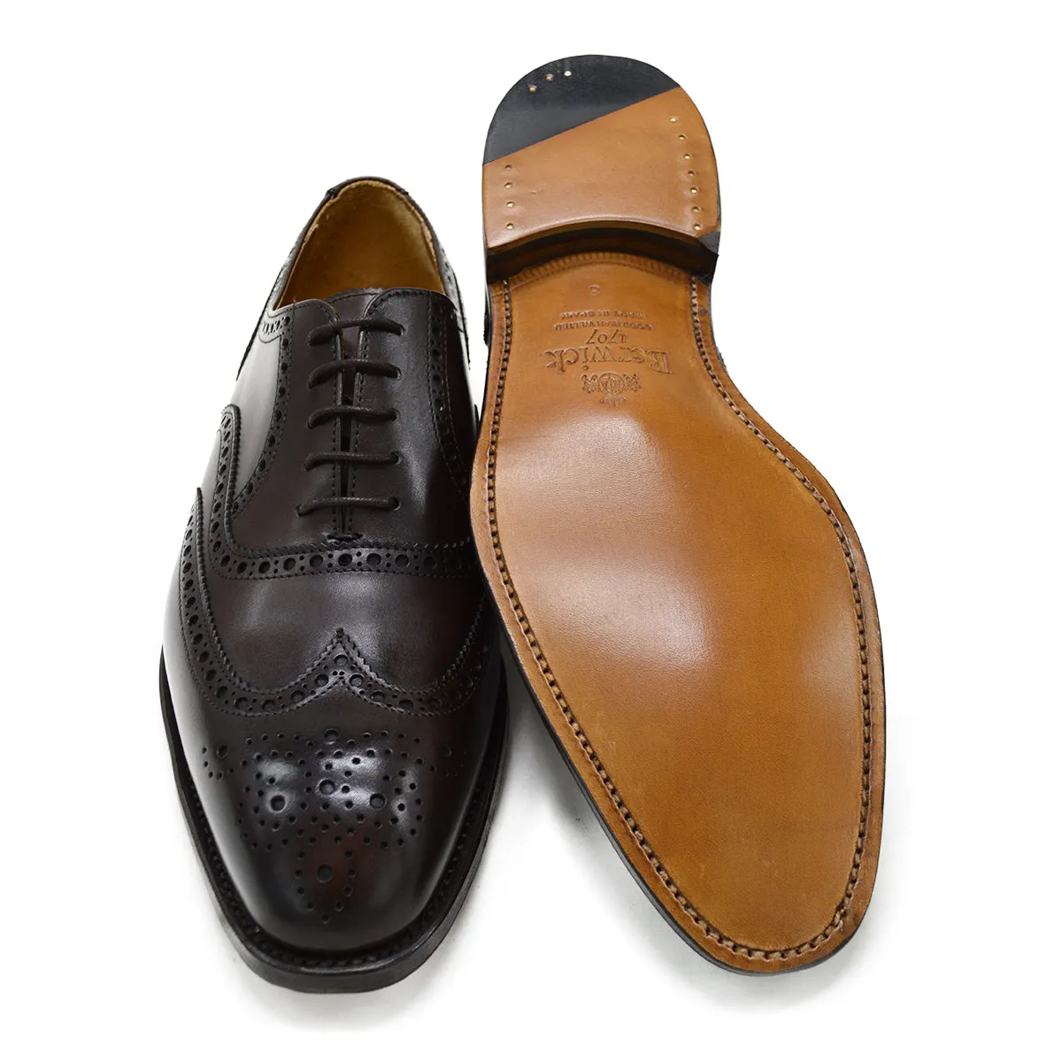 Berwick 1707 Oxford Brogue (5215) Black