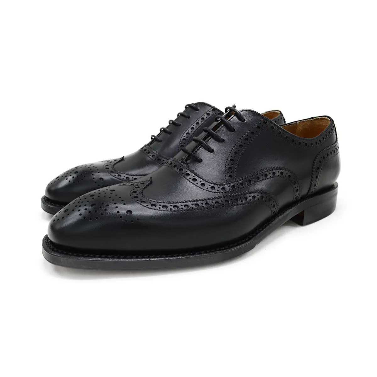 Berwick 1707 Oxford Brogue (5215) Black