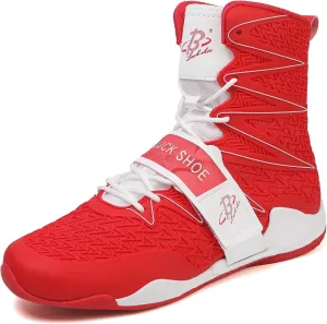 Boxing Shoes for Men High Top Gym Shoes Fighting Sports Training Footwear LS308