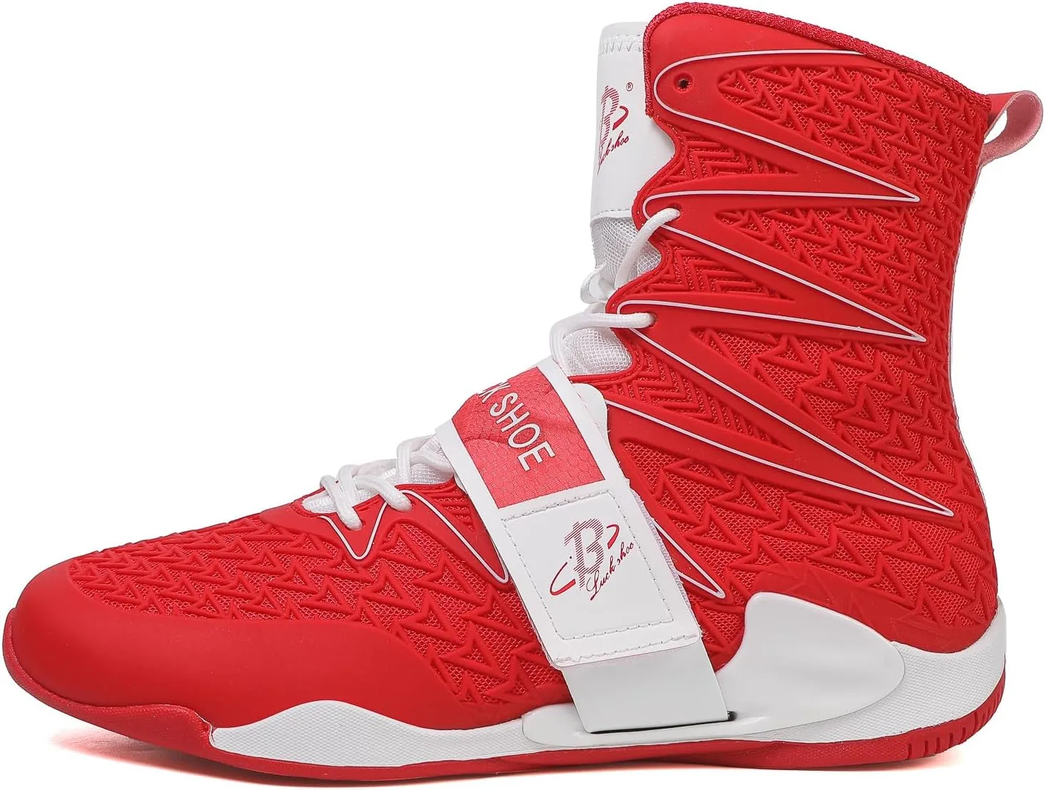 Boxing Shoes for Men High Top Gym Shoes Fighting Sports Training Footwear LS308