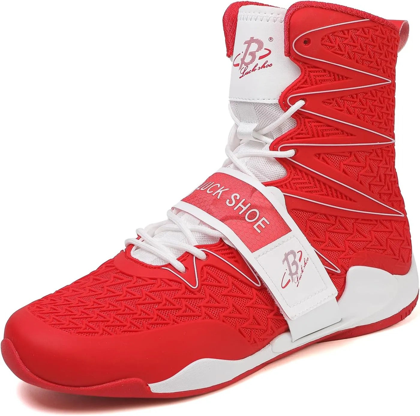 Boxing Shoes for Men High Top Gym Shoes Fighting Sports Training Footwear LS308