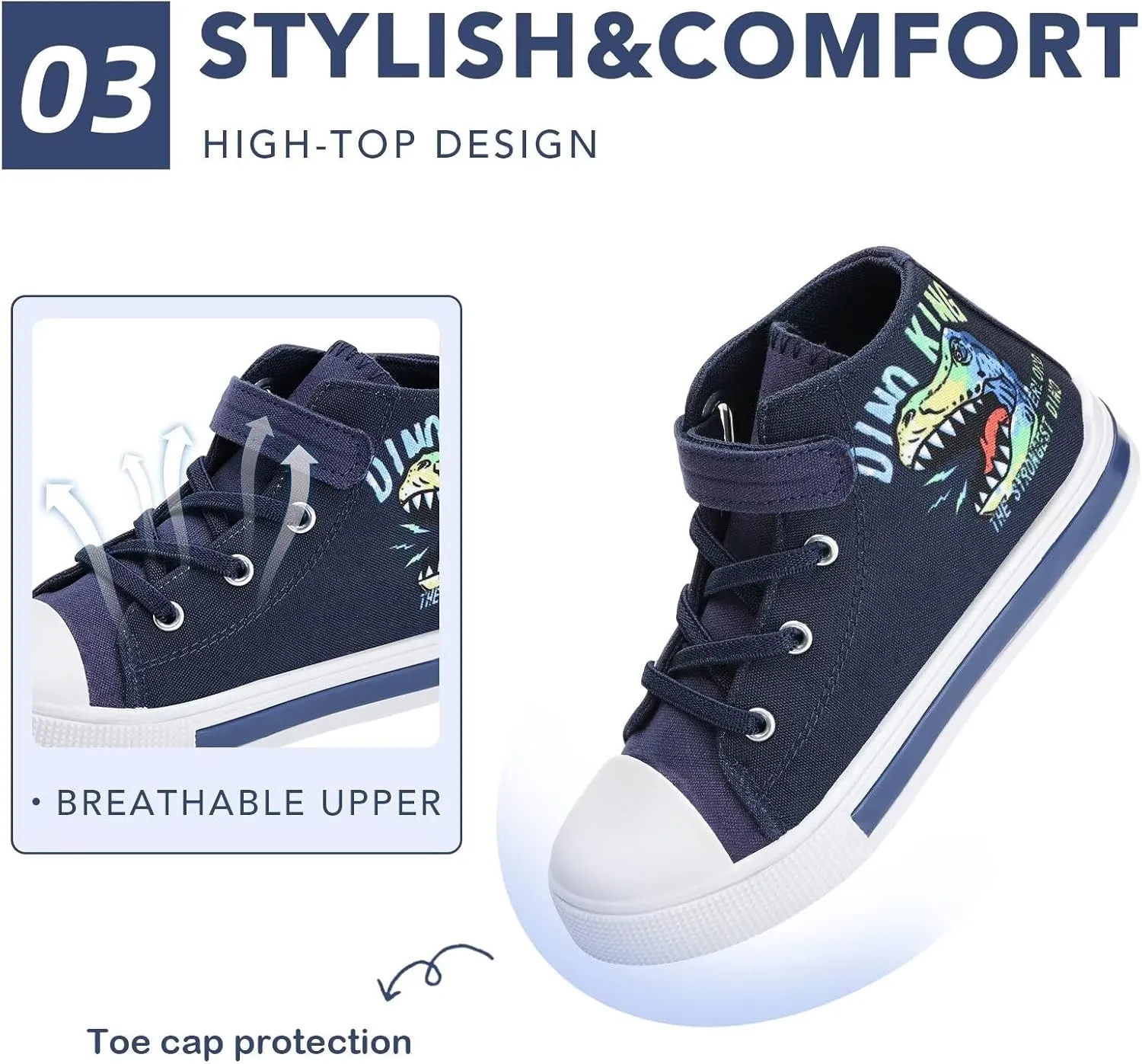 Boys Girls Light Up Sneakers Toddler Canvas High Top Fashion Sneaker Kids Casual Walking Shoes