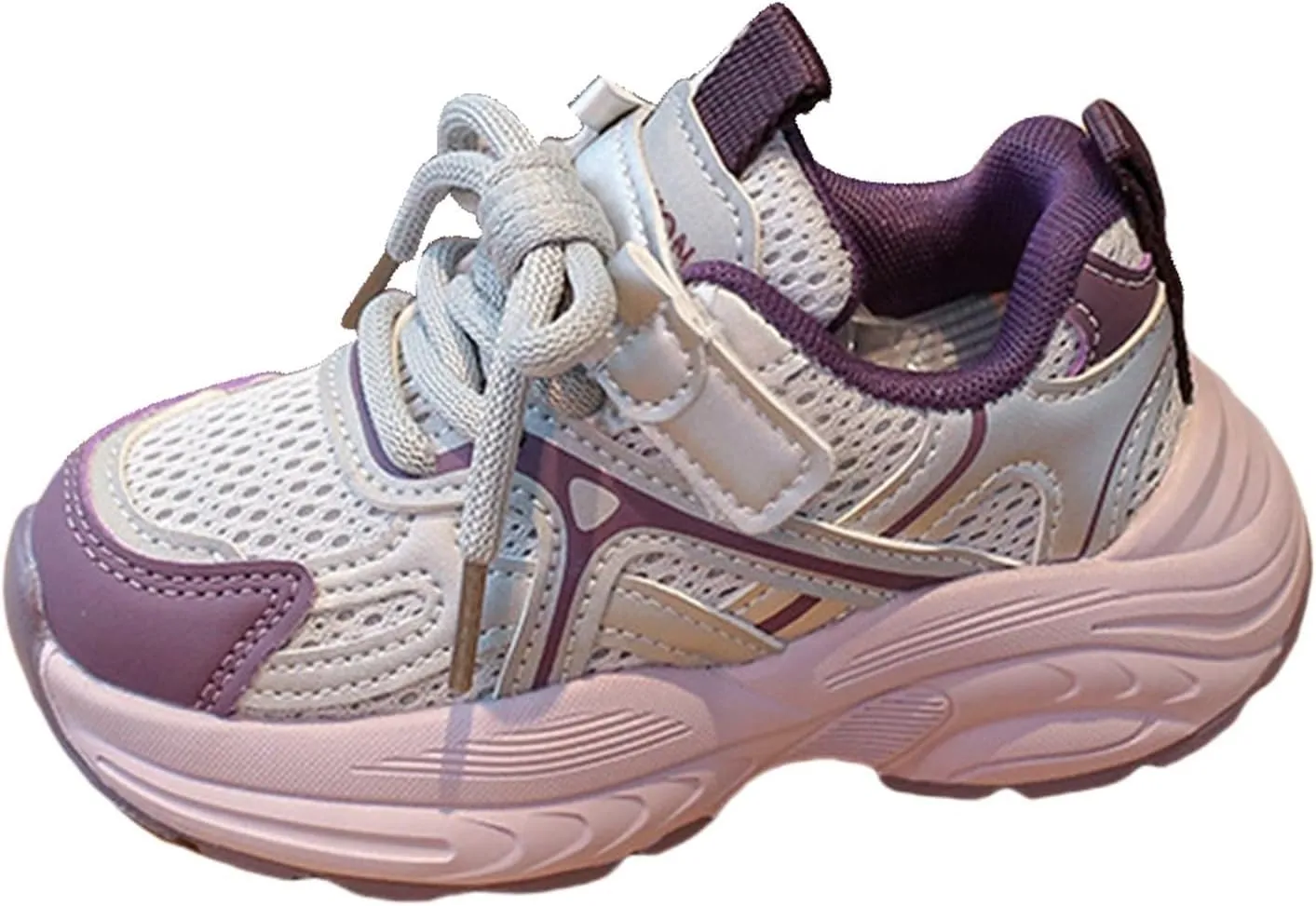 Boys Kids Mesh Lace-Up Sneakers Toddler Breathable Comfy Non Slip Sport Shoes Outdoor Running Casual Loafers Shoes