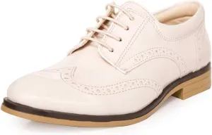 Boy's Lace Up Brogues Oxford Shoes Formal Wedding Communion Footwear