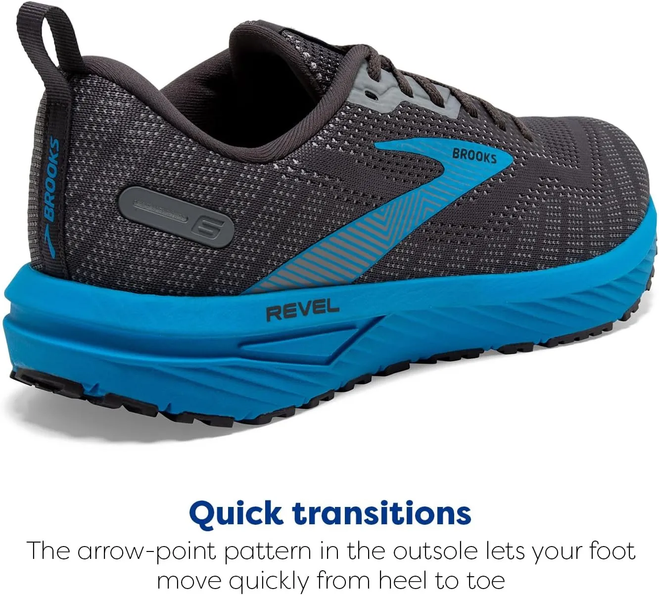Brooks Men’s Revel 6 Neutral Running Shoe