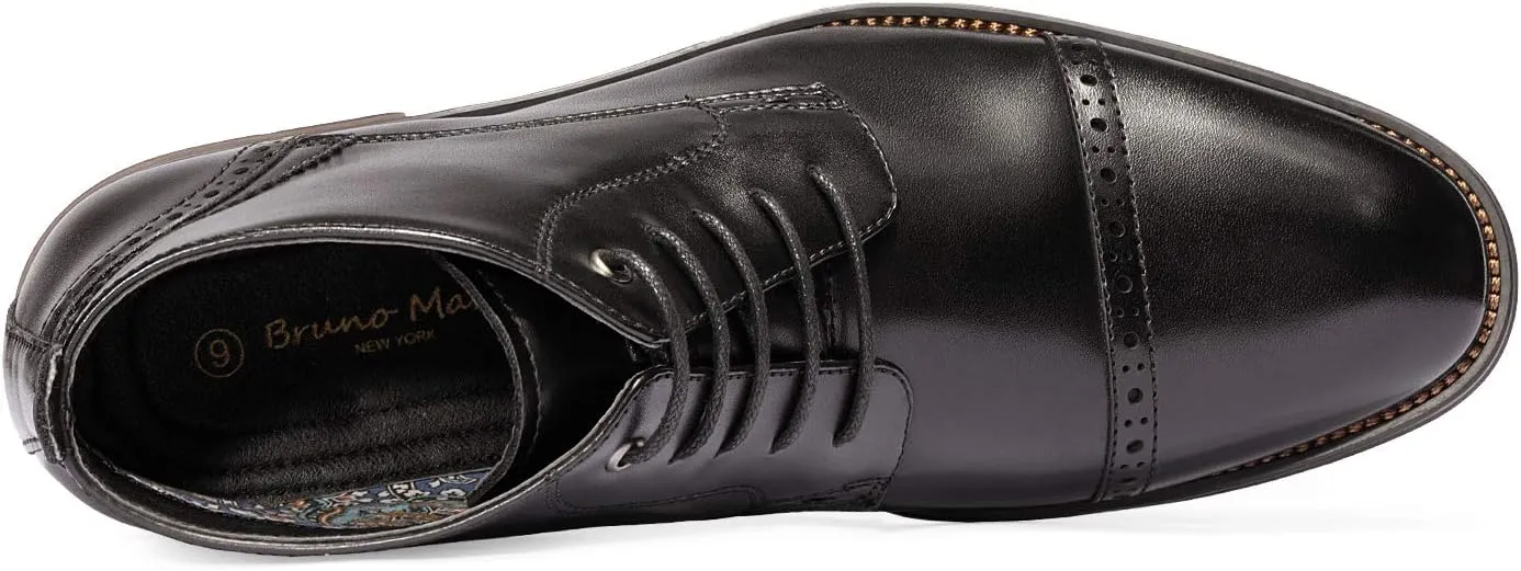 Bruno Marc Men's Dress Ankle Boots Cap Toe Oxford Boot