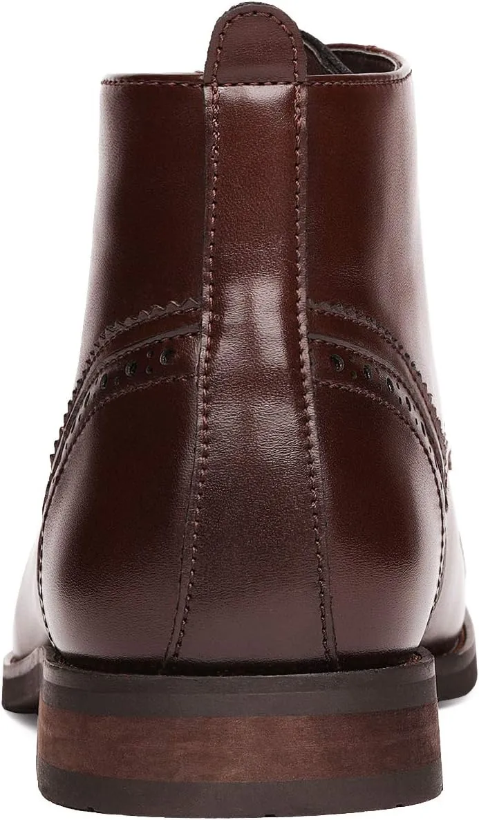 Bruno Marc Men's Dress Ankle Boots Cap Toe Oxford Boot