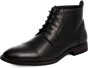 Bruno Marc Men's Dress Ankle Boots Cap Toe Oxford Boot