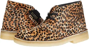 Clarks Desert Boot Leopard Print Pony Leather 8 B (M)