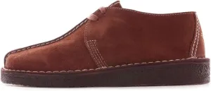 CLARKS Desert Trek Hi Boot - Men's Burgundy Suede, 9.0