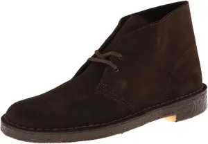 Clarks mens Desert Chukka Boot, Brown Suede, 11.5 US