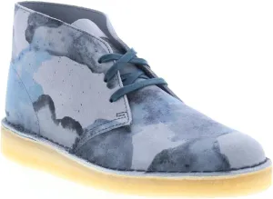 Clarks Men's Desert Coal Boot (Blue Camouflage, numeric_13)
