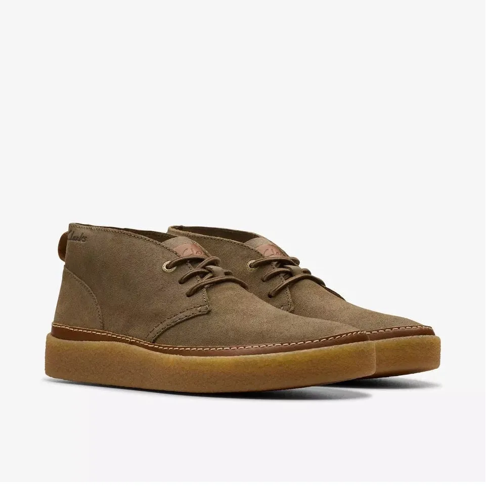 Clarks Men's Oakpark Mid Dark Grey Leather 26179464