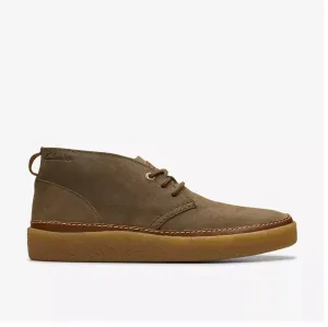 Clarks Men's Oakpark Mid Dark Grey Leather 26179464