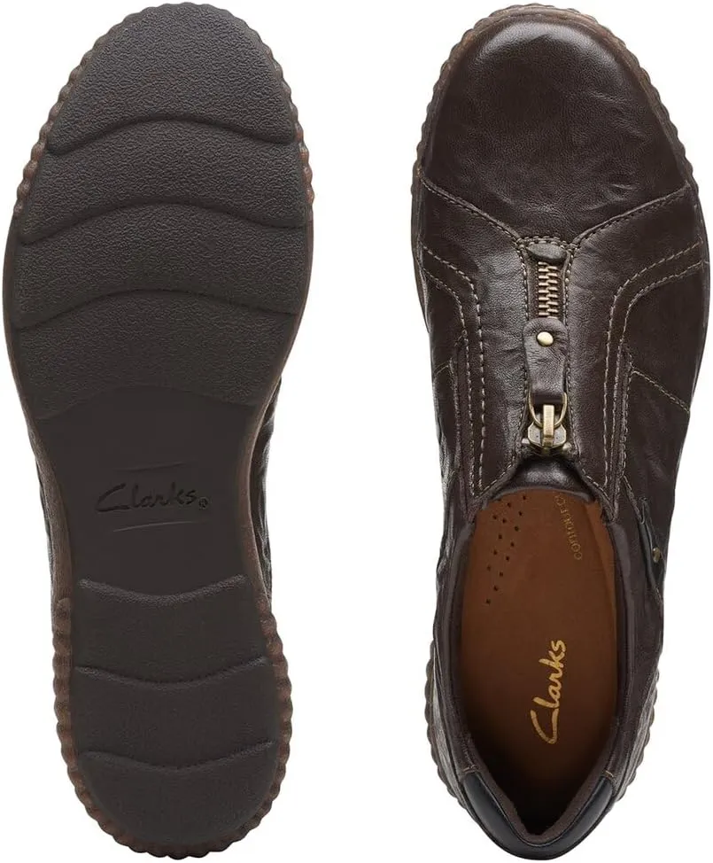 Clarks Unisex-Adult Magnolia Zip Sneaker
